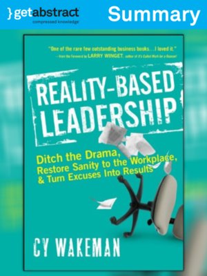 cover image of Reality-Based Leadership (Summary)
